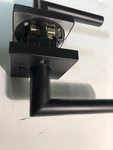 Kwikset 730MIL Sqt 514 Milan Matte Black Bed/bath Reversible Lever. Fixed Price $35.44.