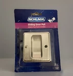 Schlage SC990B-619 Sliding Pocket Door Pull Satin Nickel Solid Brass Passage New. Fixed Price $9.99.
