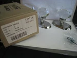 Emtek 8058HTUS14 Dummy, Pair. #8 Rosette. Hampton Knob In Polished Nickel Univ.. Fixed Price $99.99.