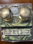 Rare! Gainsborough Gold Tone Door Knobs - Hall & Closet 85436 Fast Free Ship!!. Fixed Price $109.98.
