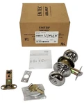 Emtek 5100PUS26 Reg Rose & Adjustable Latch Providence Knob Keyed Entry. Fixed Price $199.99.