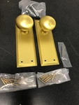 Signature Hardware 480934 Hubbard Brass Dummy Door Knob Set - Satin. Fixed Price $66.99.
