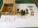 Copper Creek - WL2220 Lh Pb Rcl Rcs Door Lever Polished Brass Passage Nib. Fixed Price $21.95.