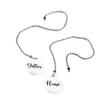 Sentiment Decorative Hardware Collection - White Set Of 2 Fan Pulls. Fixed Price $19.01.