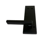 Kwikset 99730-005 Iron Black-polished Passage Rosette Dummy Lever Handle. Fixed Price $39.98.