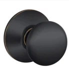 Schlage F10 Ply 716 Passage, Hall And Closet Door Knob In Antiqued Bronze. Fixed Price $10.00.