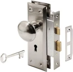 Prime-line Mortise Lockset E2330 Satin Nickel Keyed Interior 5-PACK Door Knobs. Fixed Price $82.49.