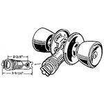 United States Hdw D090B D-090B Satin Chrome Finish For Front And Rear Entrance. Fixed Price $37.13.