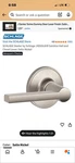 Schlage Dexter By J10SOL619 Solstice Hall & Closet Lever Satin Nickel. Fixed Price $15.99.