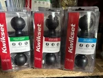 New 3-PACK Kwikset Keyed Entry 93001-867 Bed Bath Knob Venetian Bronze 94002-822. Fixed Price $35.24.