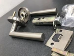 Emtek 5109STUUS15RH Stuttgart Door Lever Set, Brass Modern - Satin Nickel. Fixed Price $105.99.