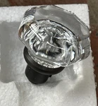 New Rejuvenation Crystal Octagon Door Knob Burnished Antique C7724 -9 Available. Fixed Price $18.00.