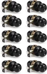 Knobwell 10 Pack Matte Black Privacy Door Knob, Interior Bedroom Bathroom. Fixed Price $83.99.