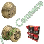 *1-SET* Kwikset Juno 991J Entry Knob Single Cylinder Deadbolt & 99910-033. Fixed Price $55.99.