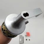 Yale Door Lever Entry Lock Sfic Ready Classroom Satin Chrome 2-3/4 Bs Bau 5408LN. Fixed Price $112.49.