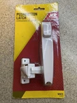 Ace 5414685 Pushbutton Latch, 1-3/4" Hole Spacing, Aluminum Non-locking (white. Fixed Price $10.50.