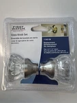 Wow! First Watch Heavy Glass Knob Set Satin Nickel 1140-SN New & Fast Free Ship!. Fixed Price $17.88.