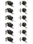 Knobwell 6 Pack Entry Door And Single Cylinder Deadbolt Combo Set Matte. Fixed Price $136.15.