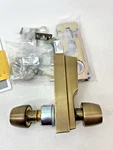 Dormakaba 10310541 Push Button Cylindrical Knob Lock Antique Brass. Fixed Price $339.31.
