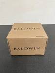 Baldwin HDCRYTRR190 Crystal Dummy Door Knob, Round Rose - Satin Black. Fixed Price $36.61.