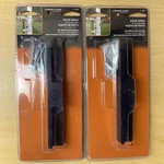 2 Lot 1097 Patio Door Plastic Outside Handle Black Hole Pattern Single Pack. Fixed Price $15.99.