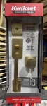 Kwikset Signature Series San Clemente Low Profile Door Handleset Satin Brass New. Fixed Price $129.00.