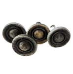 1970S Set Of 4 Vintage Taiwan Brass Antique Style Bullseye Cabinet Knobs E10F. Fixed Price $14.99.