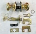 Schlage F80 Ply 605 Keyed Storeroom Lock C-keyway Adjustable Backset. Fixed Price $38.00.
