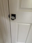 Emtek Georgetown Glass Door Knob Wilshire Rose Oil Rubbed Bronze Interior Round. Fixed Price $125.00.