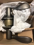 Schlage F40ACC621 Accent Distressed Nickel Privacy Lever Right Or Left Handed. Fixed Price $44.43.