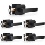 Door Levers 5 Pack Matte Black Square Hall Closet Passage Probrico DL01 Handles. Fixed Price $124.99.