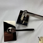 Emtek 5123HLOLHUS14 Kil Helios Entry Lever Rectangle Rosette Polished Chrome. Fixed Price $162.95.