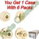*6-SETS* Kwikset Combo Pack Tylo Knob & Single Cylinder Deadbolt 96900-336. Fixed Price $199.99.
