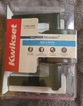 Kwikset Hollis Lever Bed Bath Matte Black 93002-923. Fixed Price $12.99.