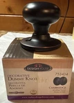 Design House Dummy Knob Oil Rubbed Bronze Cambridge Style 753434 New. Fixed Price $12.00.