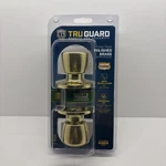 Tru Guard Tulip Knob Passage Lockset, Polished Brass. Fixed Price $10.99.