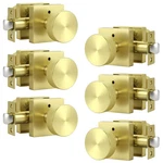 Knobonly 6 Pack Gold Door Knobs For Bedroom And Bathroom Privacy. Fixed Price $207.04.