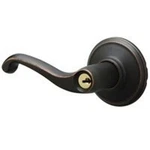 Schlage Series F51A Fla 716 Entry Lever, Mechanical Lock, Aged Bronze, Metal. Fixed Price $76.94.
