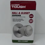Hyper Tough Door Knob Hall & Closet Stainless Steel Finish Ansi Grade 3 New. Fixed Price $5.67.