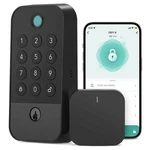 Smart Door Lock Lever Handle Set Fingerprint Keyless Digital Keypad App Remote. Fixed Price $69.99.