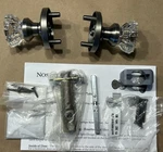Nostalgic Warehouse 704726 Crystal Glass Privacy Door Knob, Antique Pewter. Fixed Price $99.00.