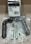 Baldwin Estate 5122-151-MR Door Lever Handle Pair Antique Nickel Finish Nos. Fixed Price $49.99.
