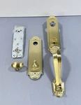 Baldwin Elizabeth Single Cylinder Keyed Entry Handleset Satin Brass Eeelixell. Fixed Price $161.40.
