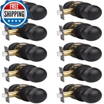 Knobwell 10 Pack Oil Rubbed Bronze Passage Door Knobs Modern Concealed Screws. Fixed Price $116.36.