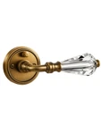 Sorwduerm 1 Pack Antique Brass Glass Door Privacy Crystal Levers. Fixed Price $70.79.