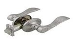 Worldwide Sales Online Hall & Closet Door Handle Satin Nickel Wave Lever. Fixed Price $18.79.