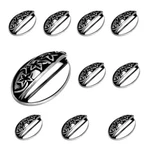 10 Pack Hickory Country Casual P3033-SPAW Satin Pewter Antique 3"CC Cup Pulls. Fixed Price $56.10.