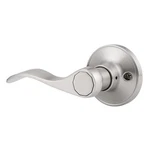 Knobonly 3 Pack Single Sided Satin Nickel Door Handle, Wave Style Left Handing. Fixed Price $28.57.