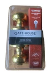 Gatehouse Keyed Entry #0399130 Polished Brass Finish Door Knob New Sealed. Fixed Price $19.99.