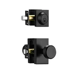 Black Door Knob With Lock For Bedroom & Living Room,exterior D.... Fixed Price $42.99.